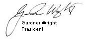 Gardner Wright - President